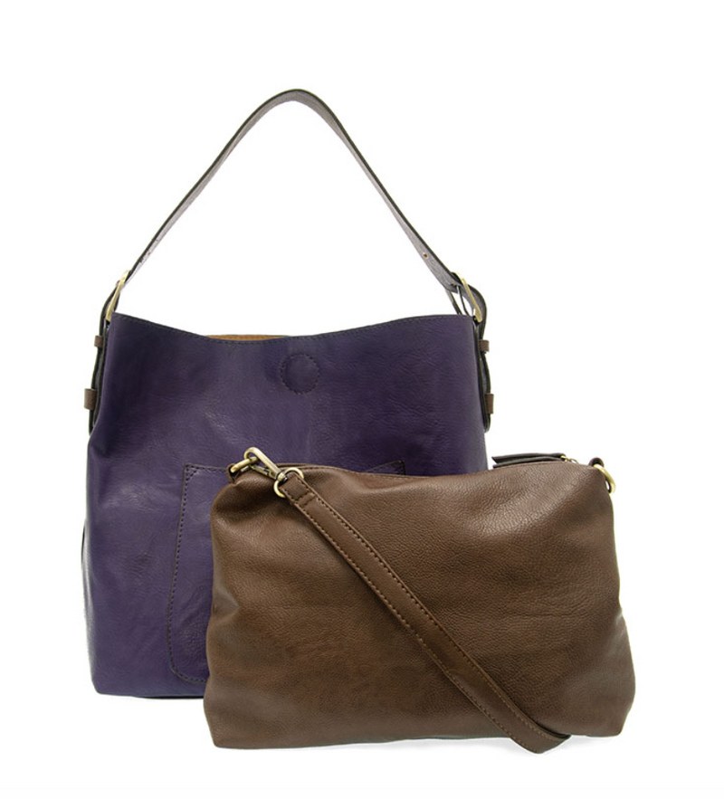 Mystic Purple 2pc Hobo Handbag
