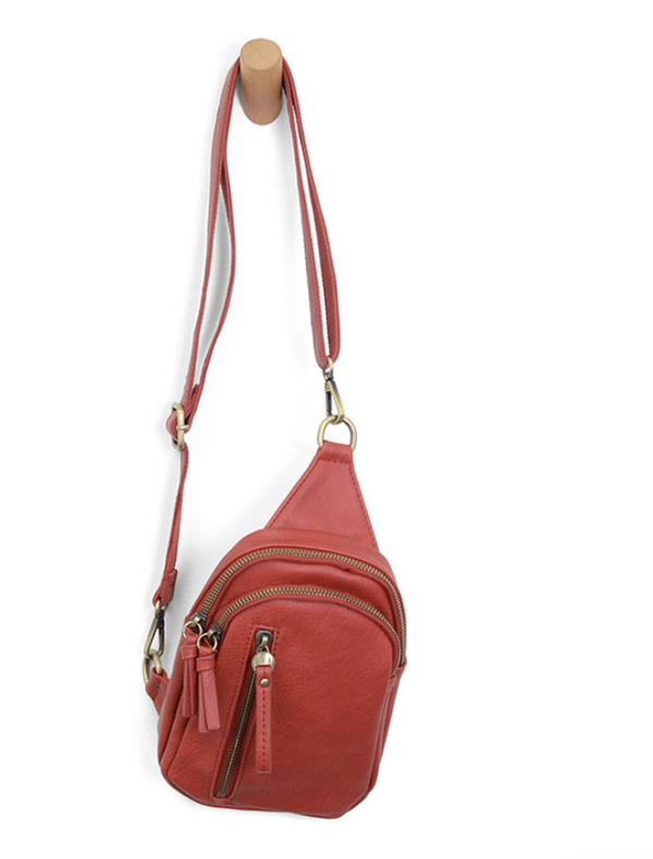 Red Skyler Sling Bag