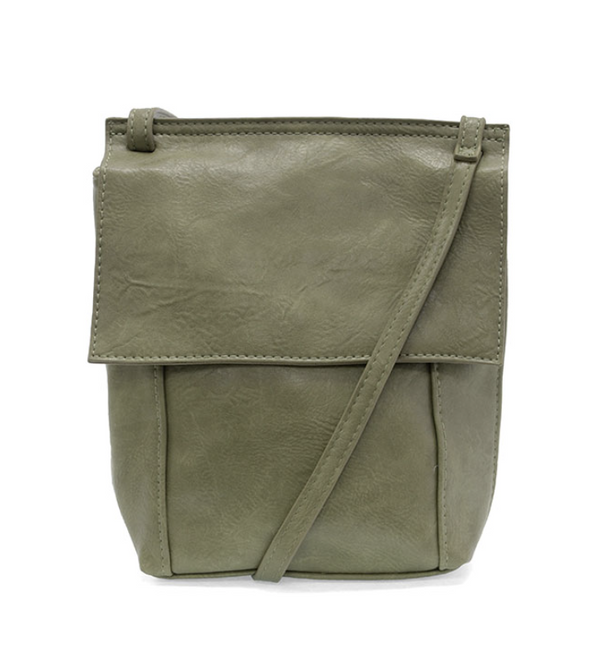Eucalyptus Front Flap Crossbody Bag