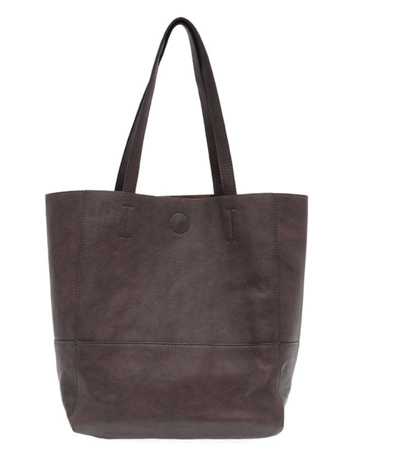 Espresso Raw Edge Tote