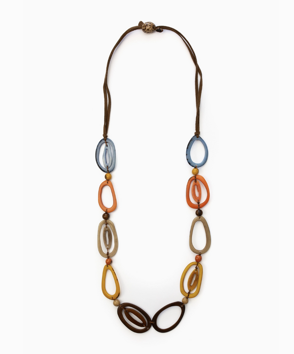 Chestnut Brown Tagua Nut Necklace