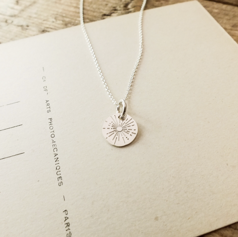 Be the Light Silver Necklace