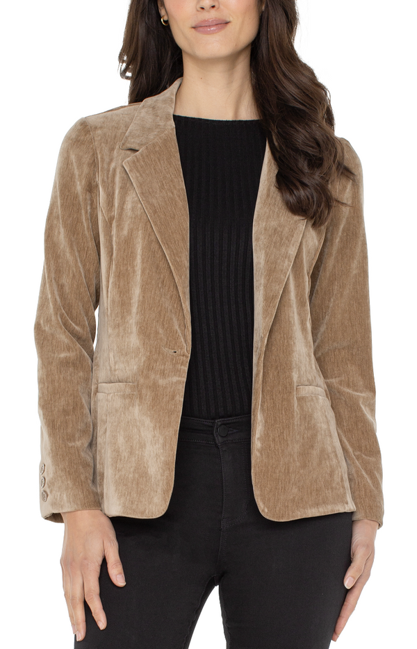 Harvest Khaki Fitted Blazer
