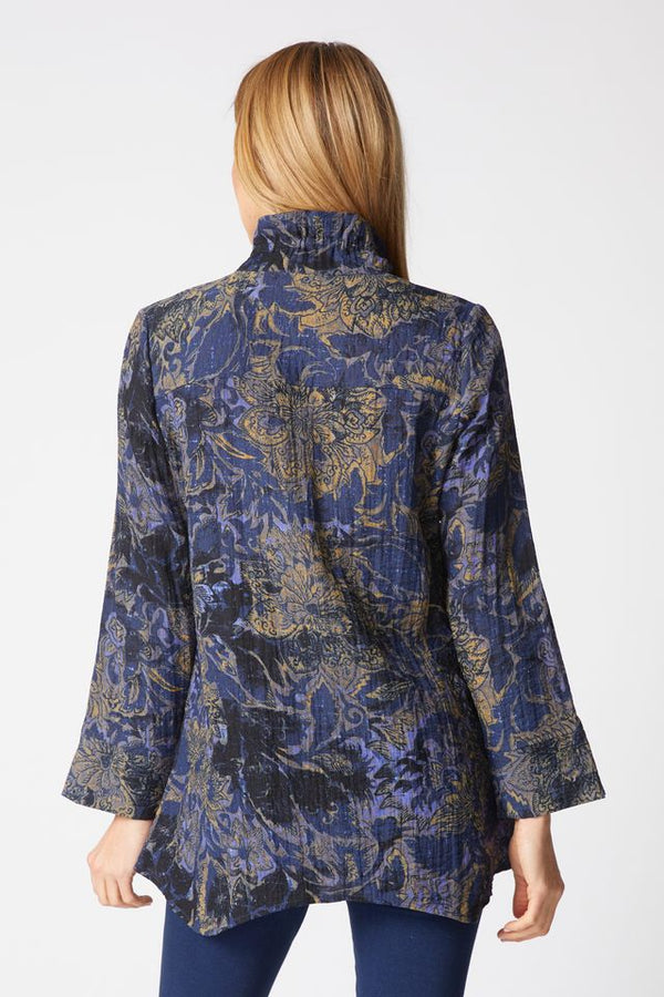 Midnight Travel Floral Artist Shirt