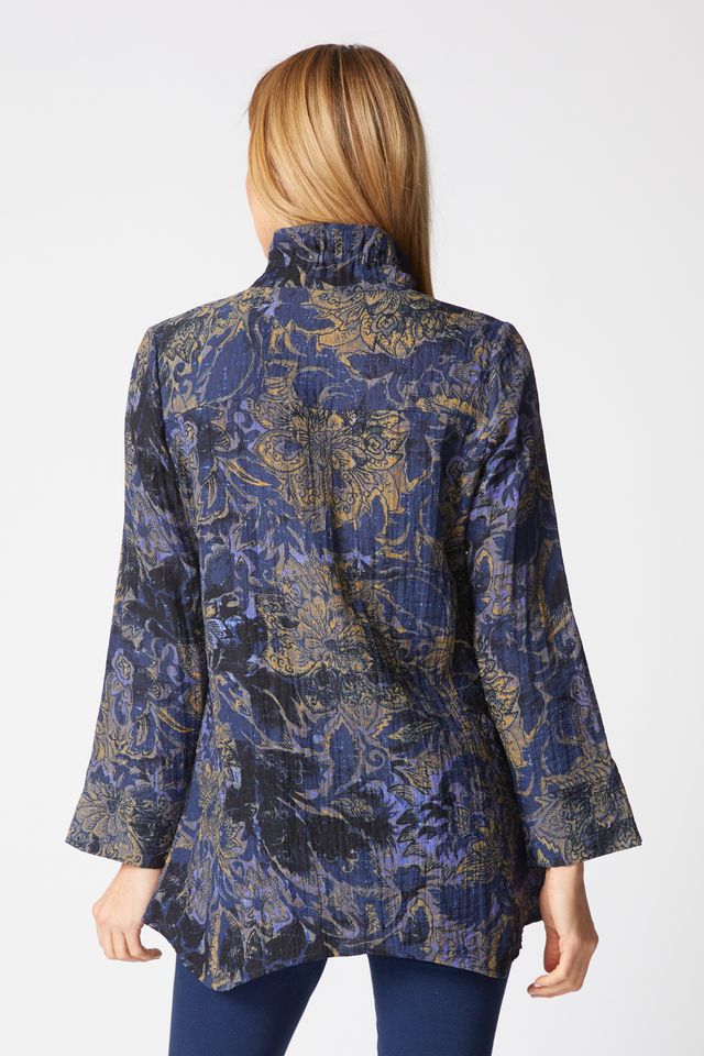 Midnight Travel Floral Artist Shirt