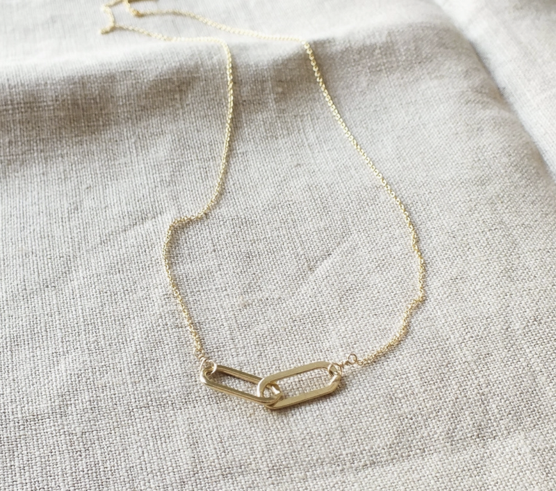 Linked Together Gold Necklace