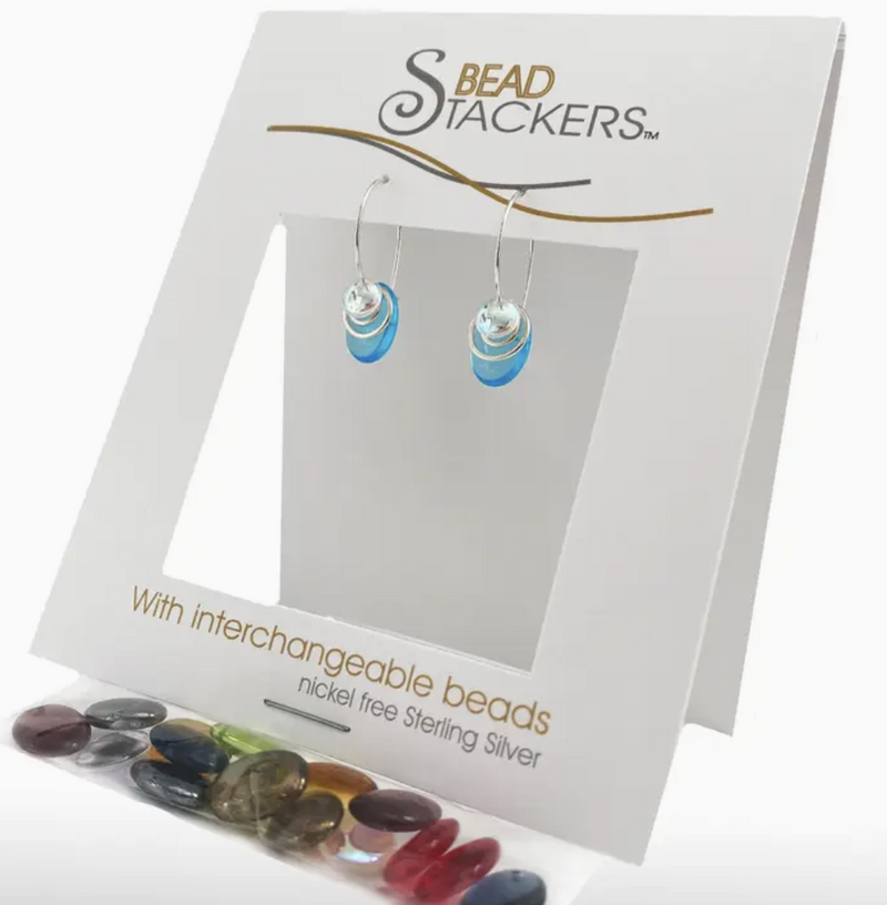 Sprial Interchangeable Bead Earring