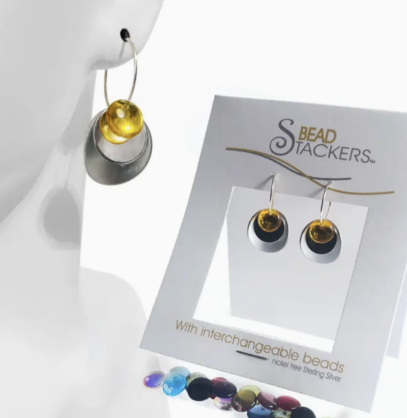 Large Layered Interchangeable Bead Earring