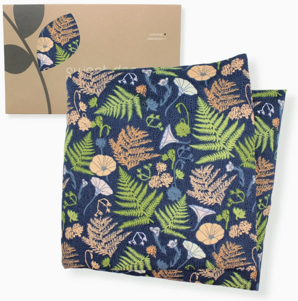 Navy Ferns Large Heat Wrap