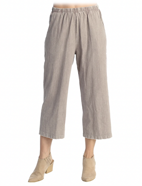 Slate Mineral Gauze Crop Pant