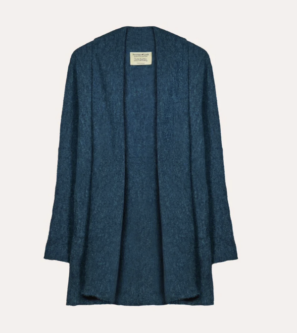 Truest Teal Alpaca Cardigan