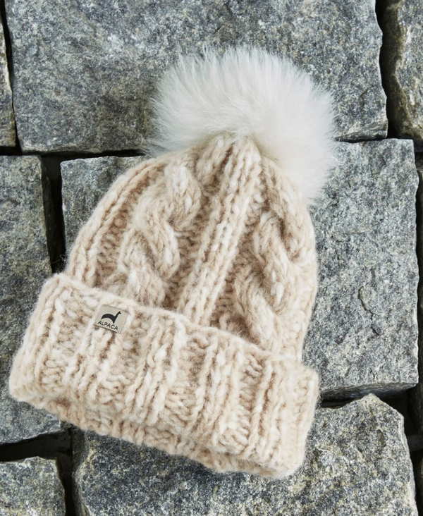 Sand Pom-Pom Hat