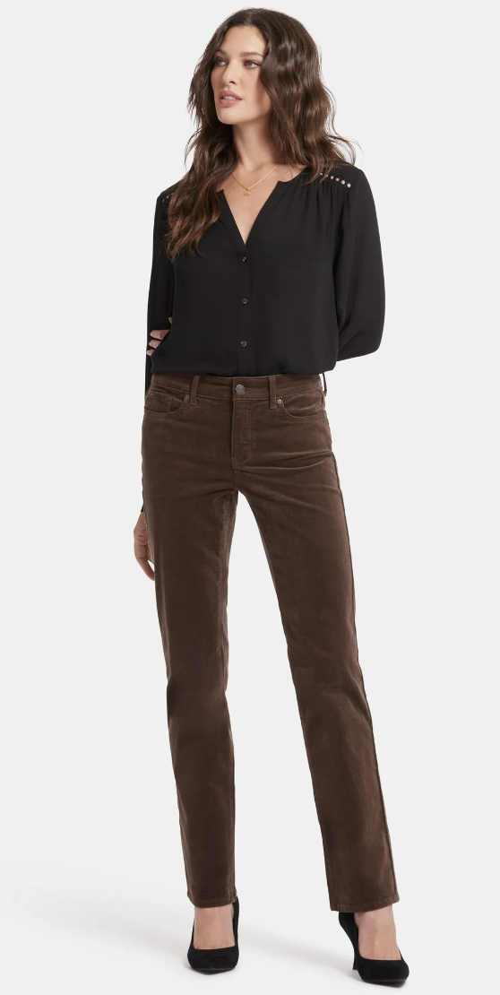 Coffee Bean Marilyn Straight Pants