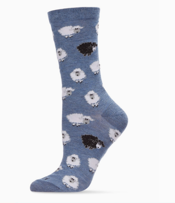 Sheep Blue Bamboo Crew