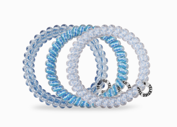 Small Summer Sky Hair Ties Set of 3