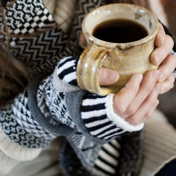 Midnight Fingerless Mitten