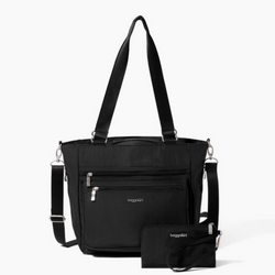 Black Modern Everyday Shopper Tote