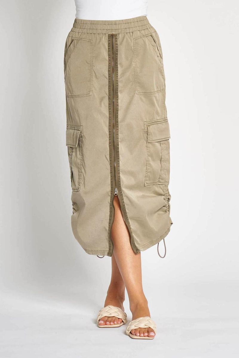 Stretch Cargo Skirt