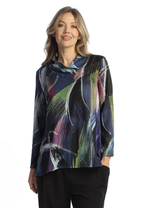 Como Mock Neck Top