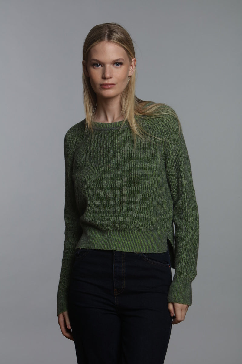 Green Knit Sweater