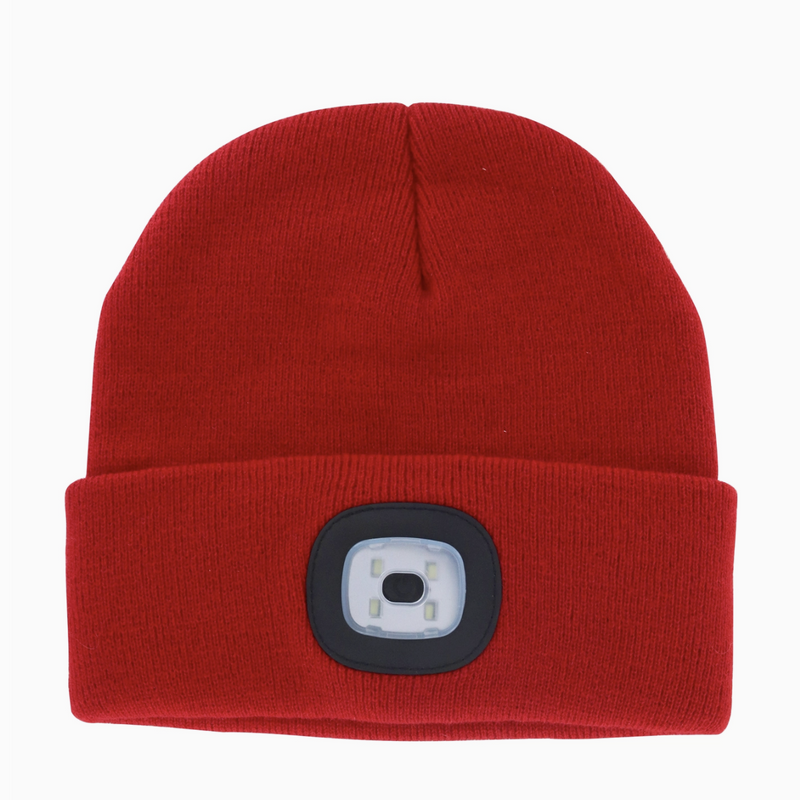 Mens Red LED Hat