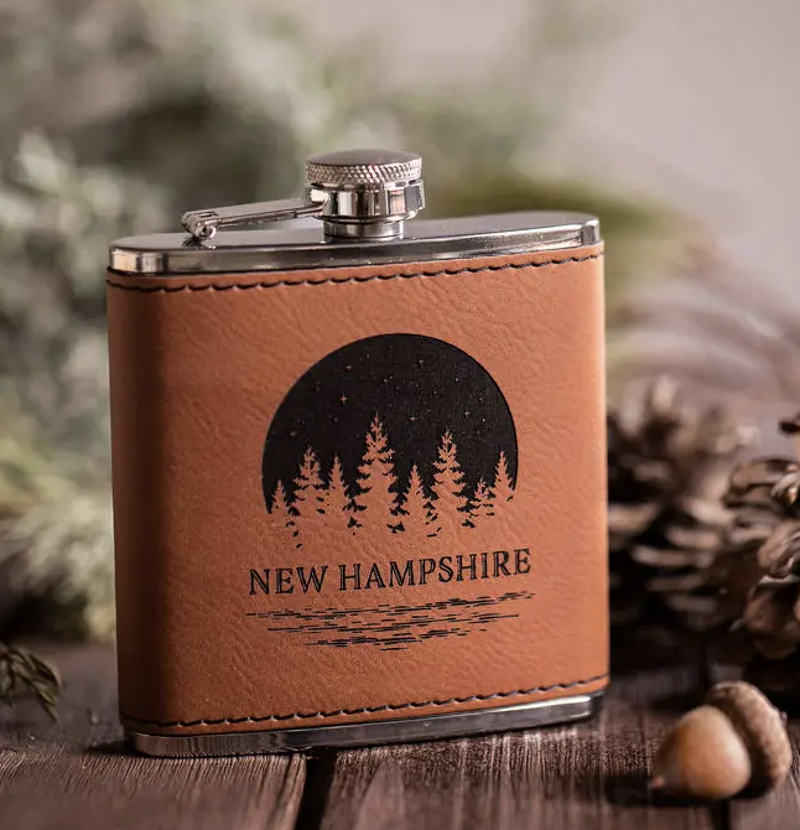 Leatherette NH Flask