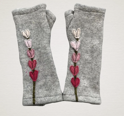 Pink Lupine Cashmere Glove