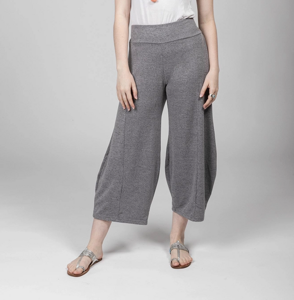 Grey Easy Knit Pocket Pant