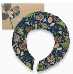 Navy Ferns Neck Wrap