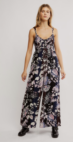 Midnight Garden Floral Jumpsuit