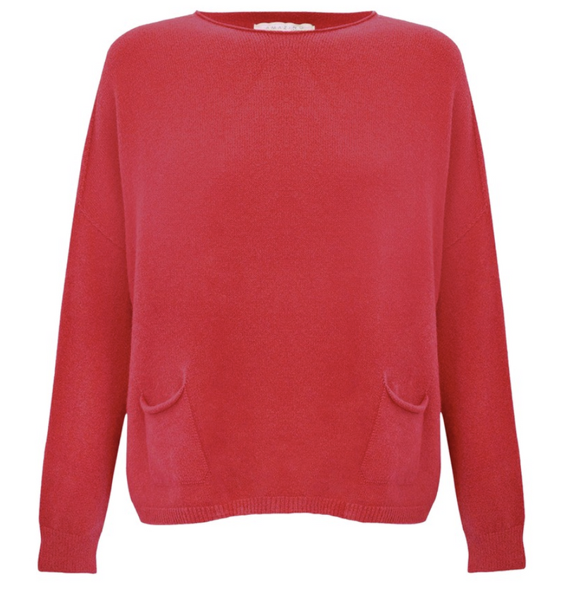 Red Alert Onesize Pocket Sweater