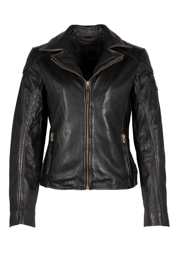 Vintage Black Leather Jacket