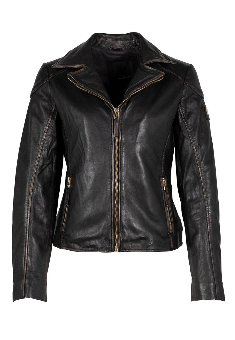 Vintage Black Leather Jacket