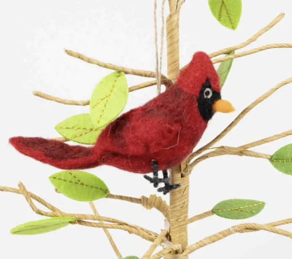 Cardinal Felt Ornament