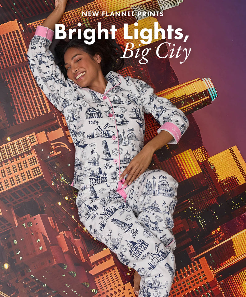 Bon Voyage Flannel PJ Set