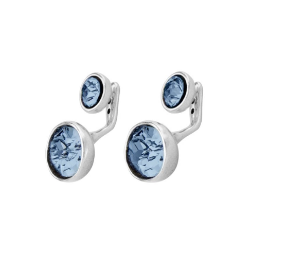Cobalt Double Earrings