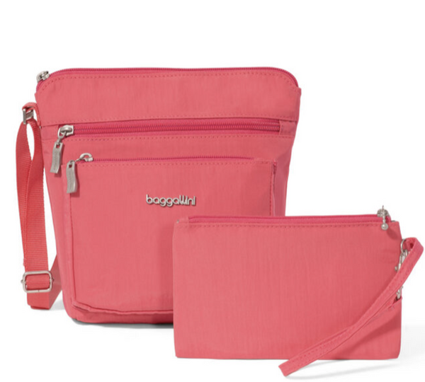Flamingo Pocket Crossbody Bag