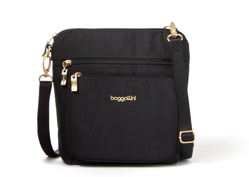 Black with Gold Pocket Bag