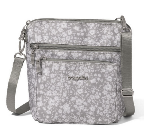 Light Grey Petal Pocket Bag