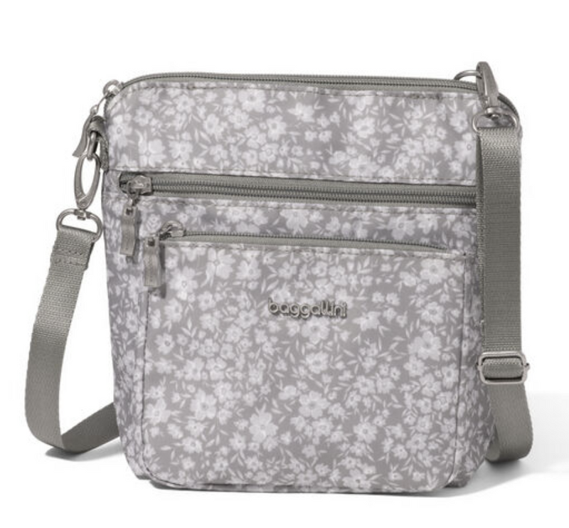 Light Grey Petal Pocket Bag