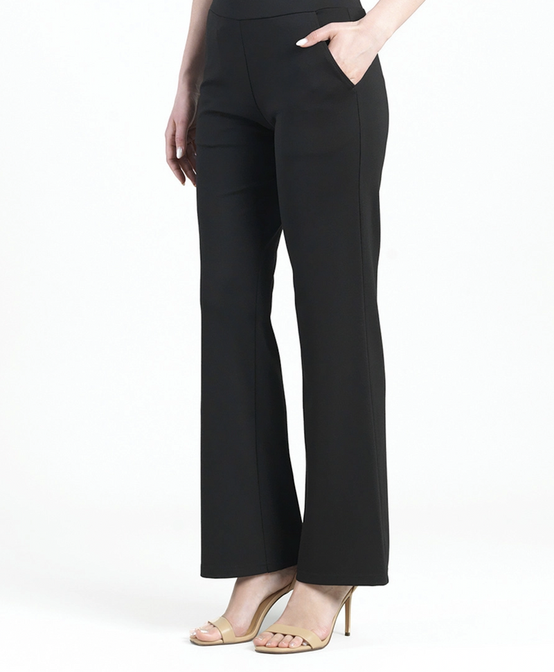 Ponte Loose Leg Pocket Pant