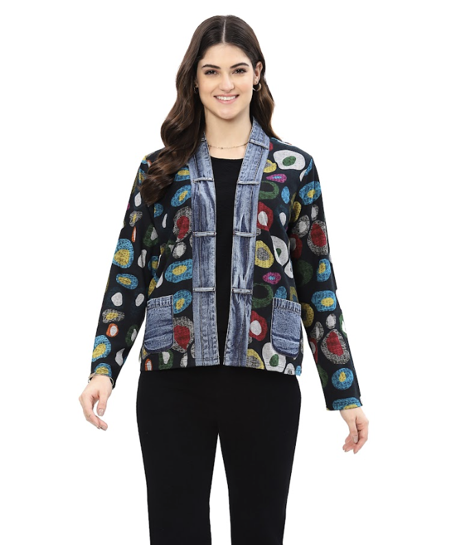 Onyx Open Front Jacket