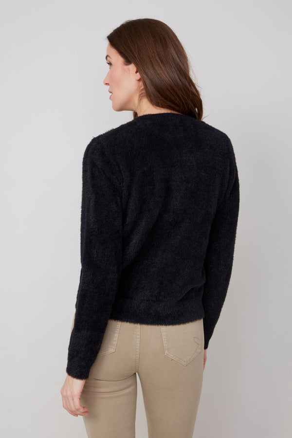 Black Fuzzy Sweater