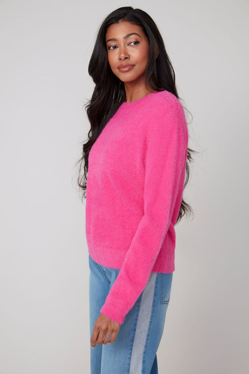 Mulberry Fuzzy Sweater