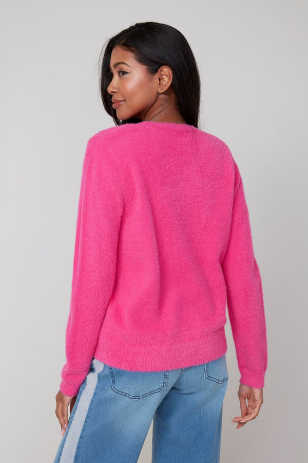 Mulberry Fuzzy Sweater