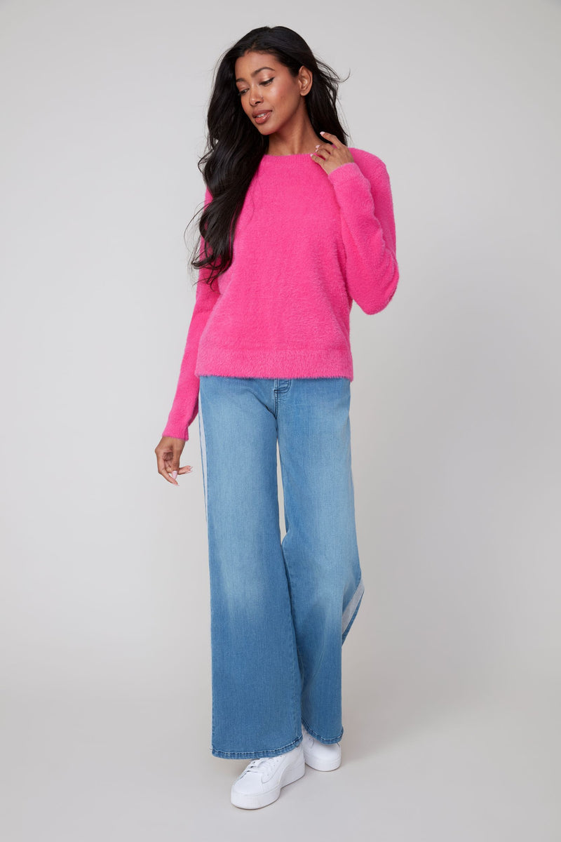 Mulberry Fuzzy Sweater