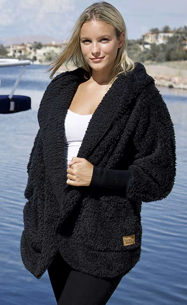 Black Fleece Wrap