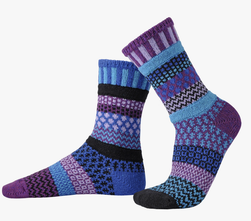 Raspberry Mismatch Sock