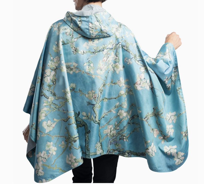 Van Gogh "Almond Blossom" Rain Poncho