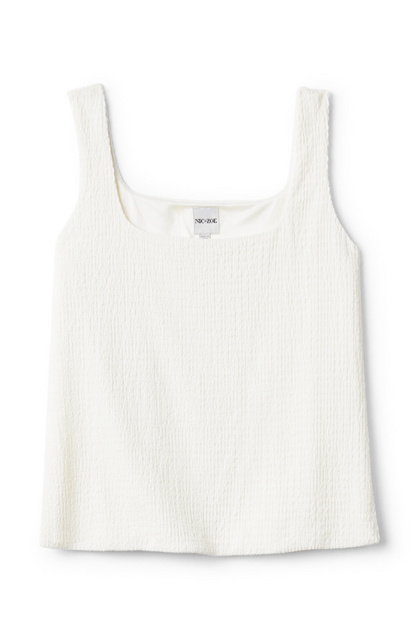 Cream Knit Tank Top